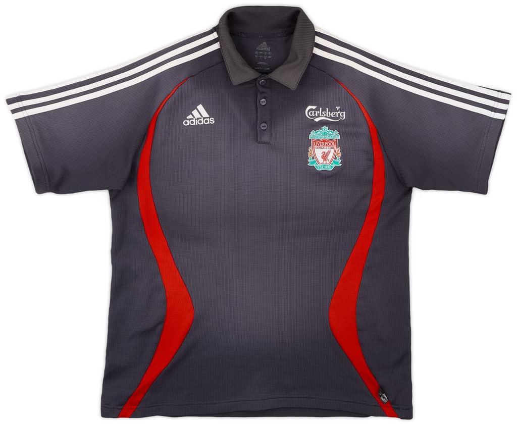 2006-07 Liverpool adidas Polo Shirt - 5/10 - (L)