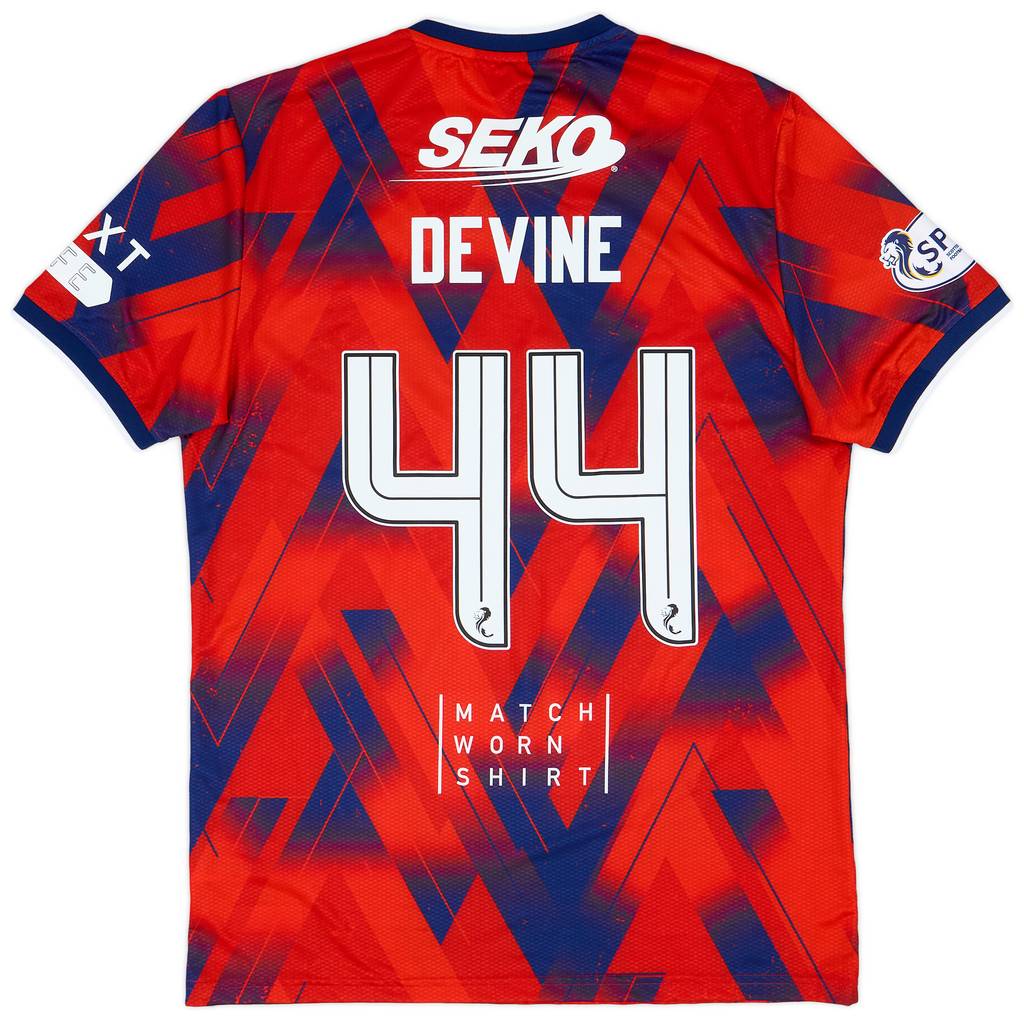 2023-24 Rangers Match Issue Fourth Shirt Devine #44