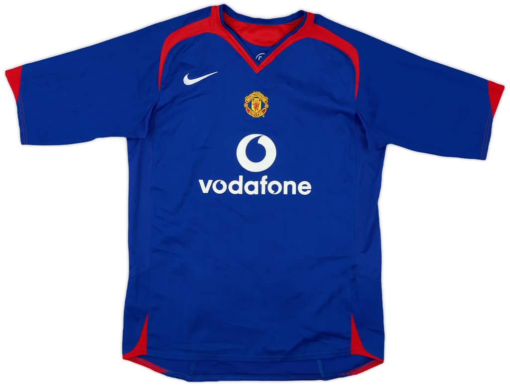2005-06 Manchester United Away Shirt - 8/10 - (XL.Boys)