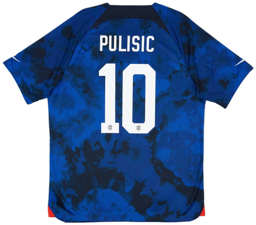 2022-23 USA Away Shirt Pulisic #10