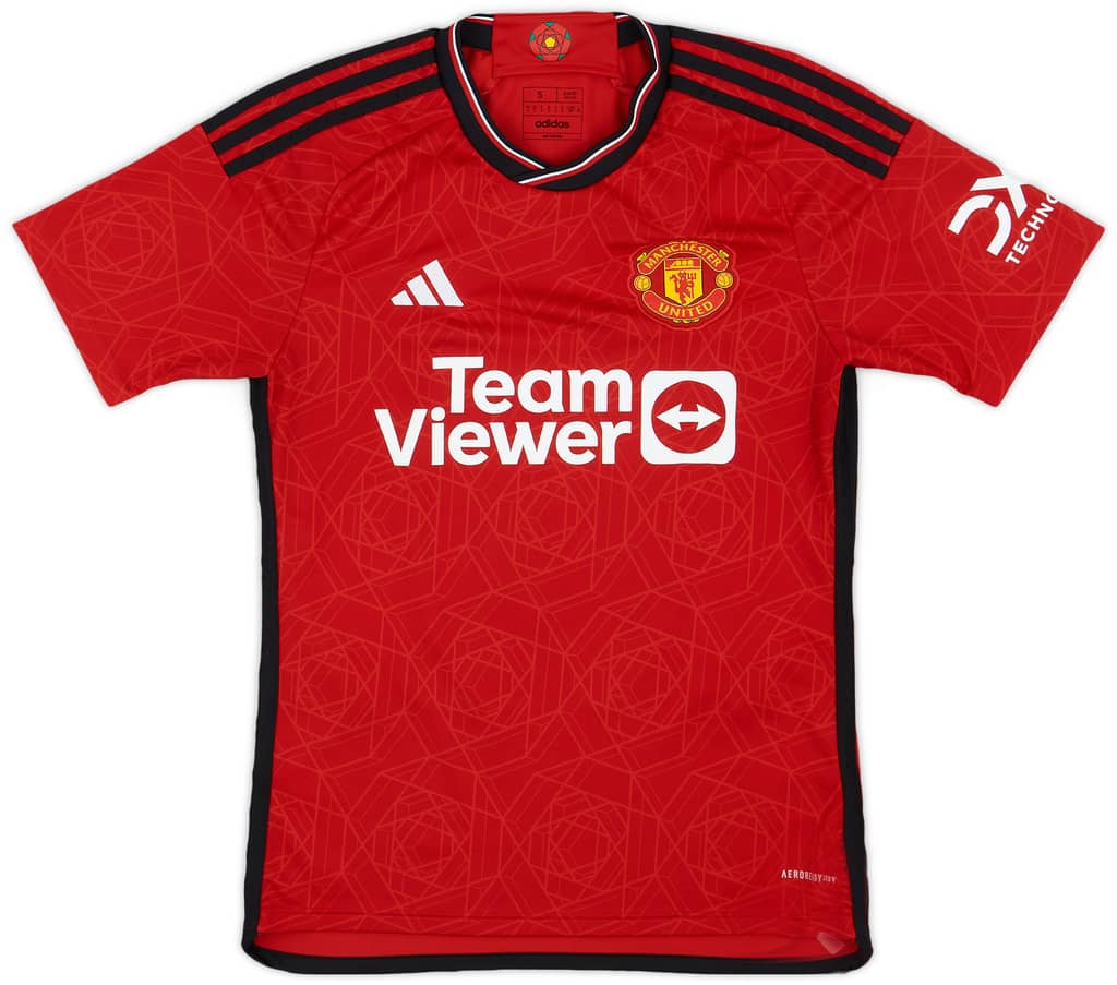 2023-24 Manchester United Home Shirt B.Fernandes #8 - 9/10 - (S)