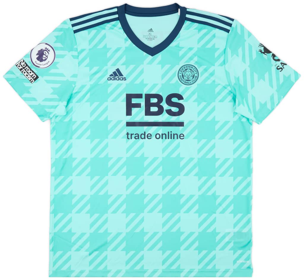 2021-22 Leicester Match Issue Away Shirt Vestergaard #23
