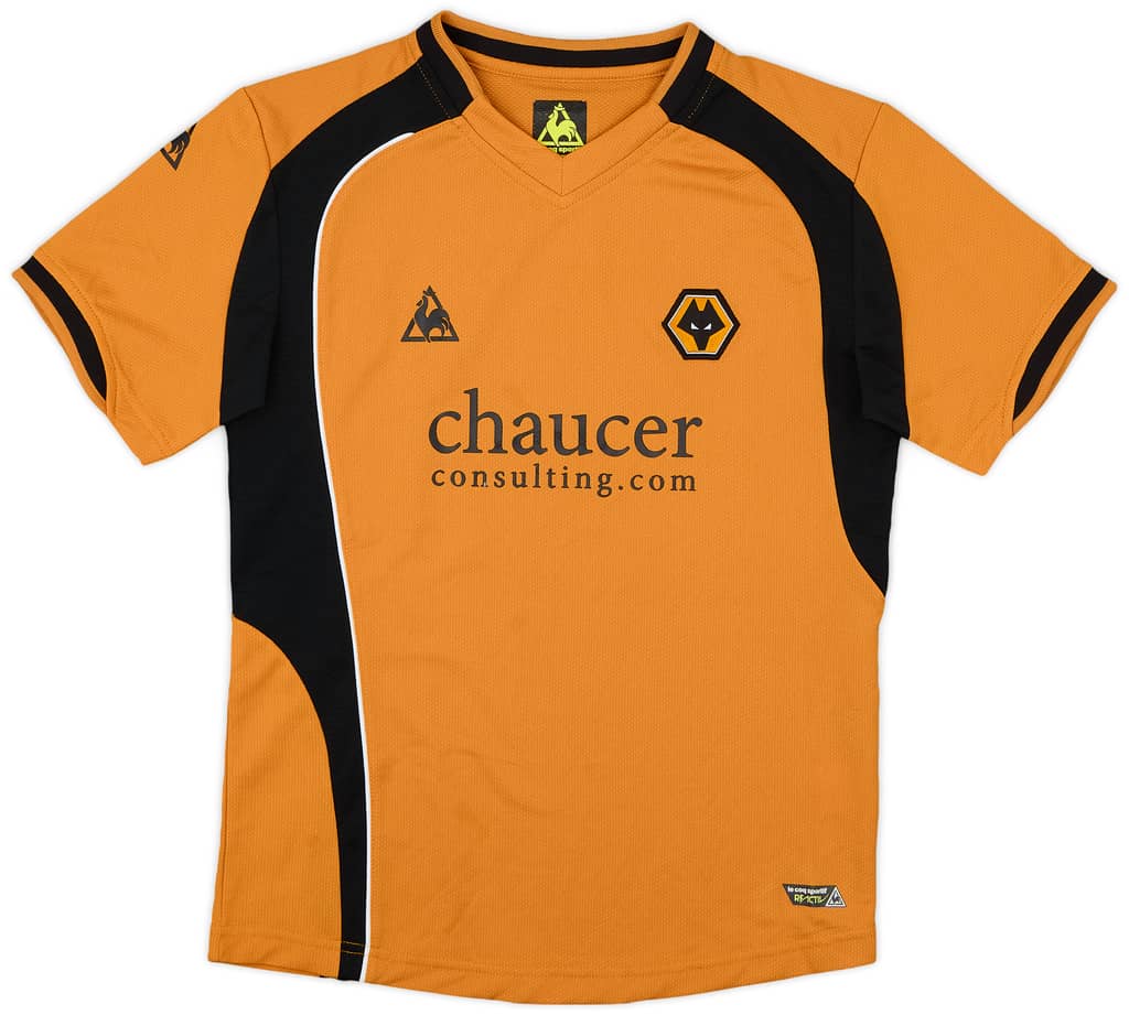 2008-09 Wolves Home Shirt - 9/10 - (XL.Boys)