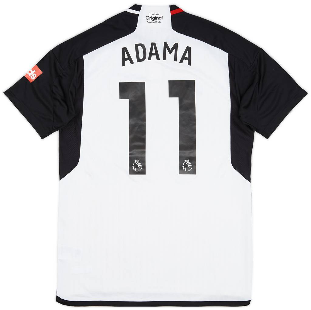 2023-24 Fulham Match Worn Home Shirt Adama #11