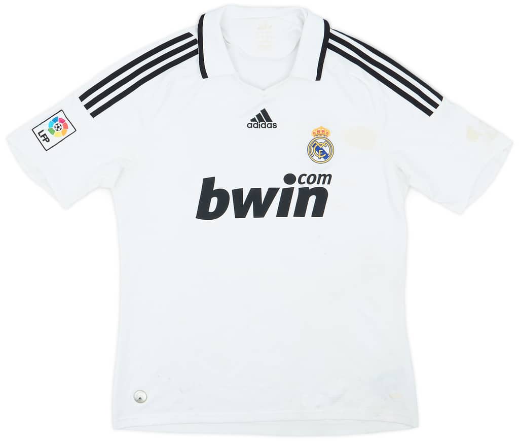 2008-09 Real Madrid Home Shirt - 5/10 - (L)