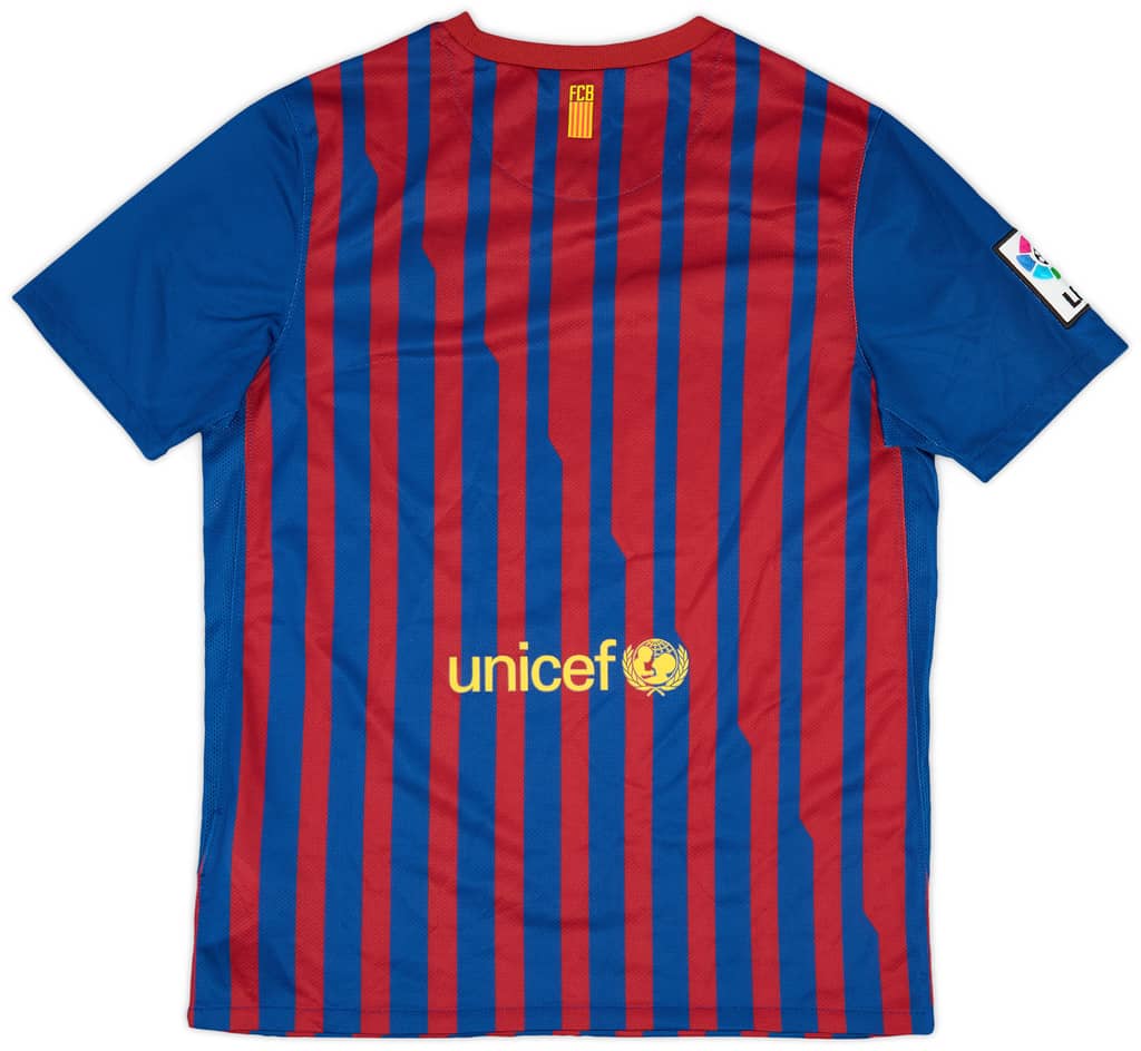 2011-12 Barcelona Home Shirt - 9/10 - (XL.Boys)