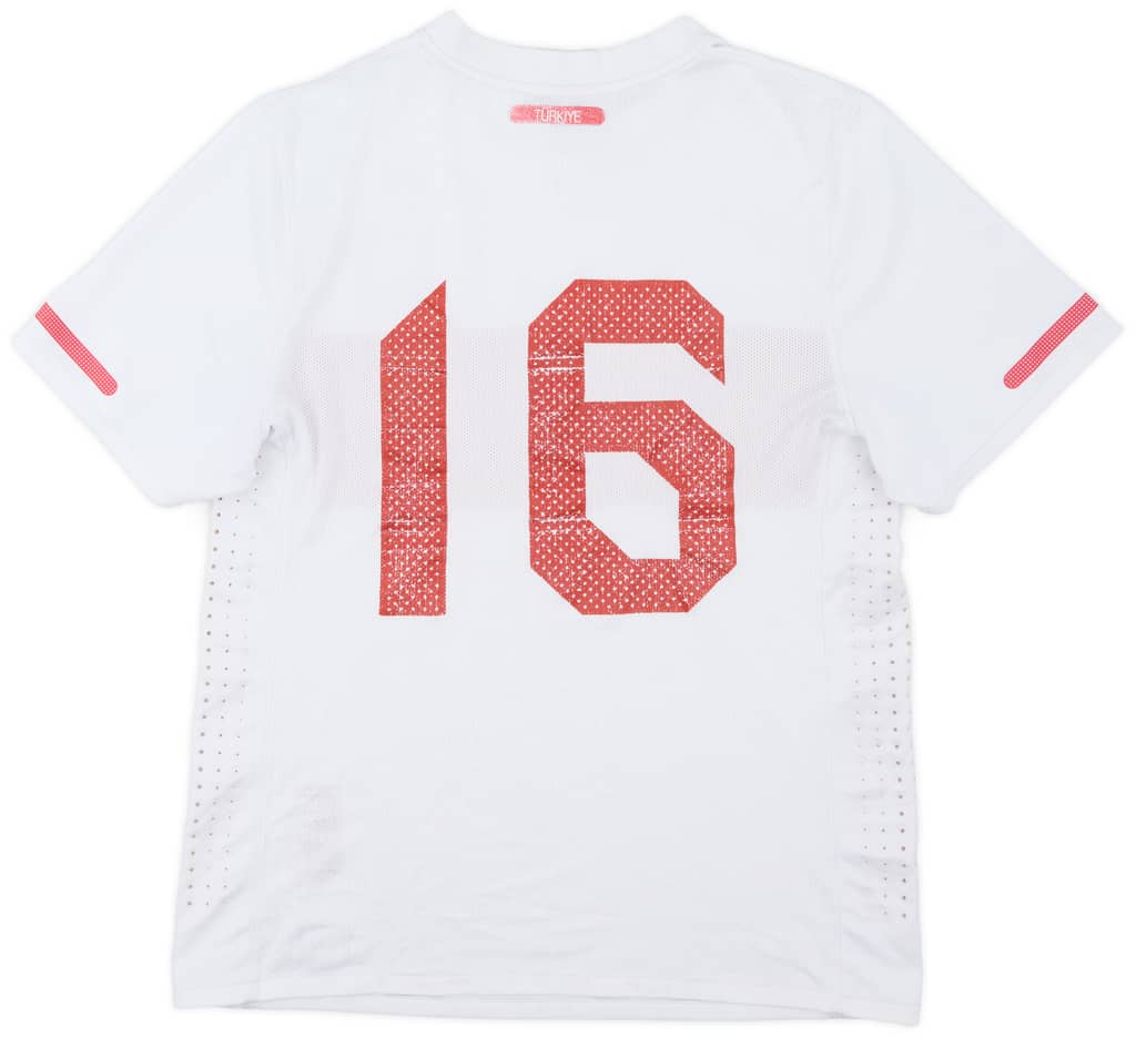 2010-11 Turkey Away Shirt #16 - 5/10 - (S)
