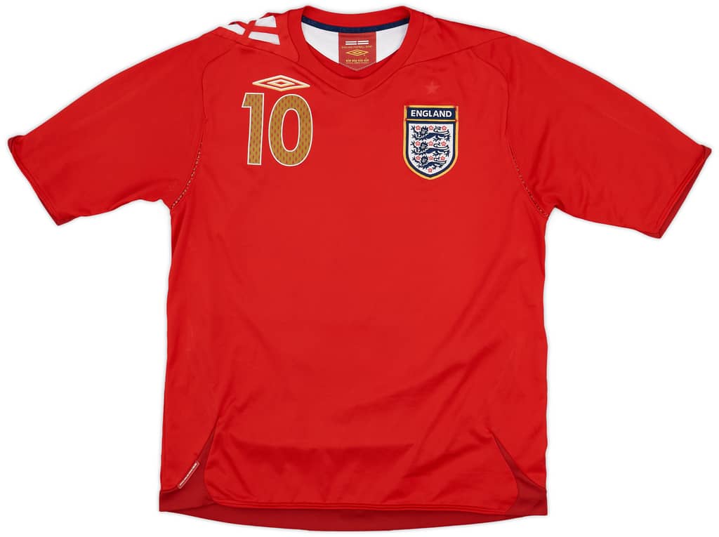 2006-08 England Away Shirt Owen #10 - 7/10 - (L)