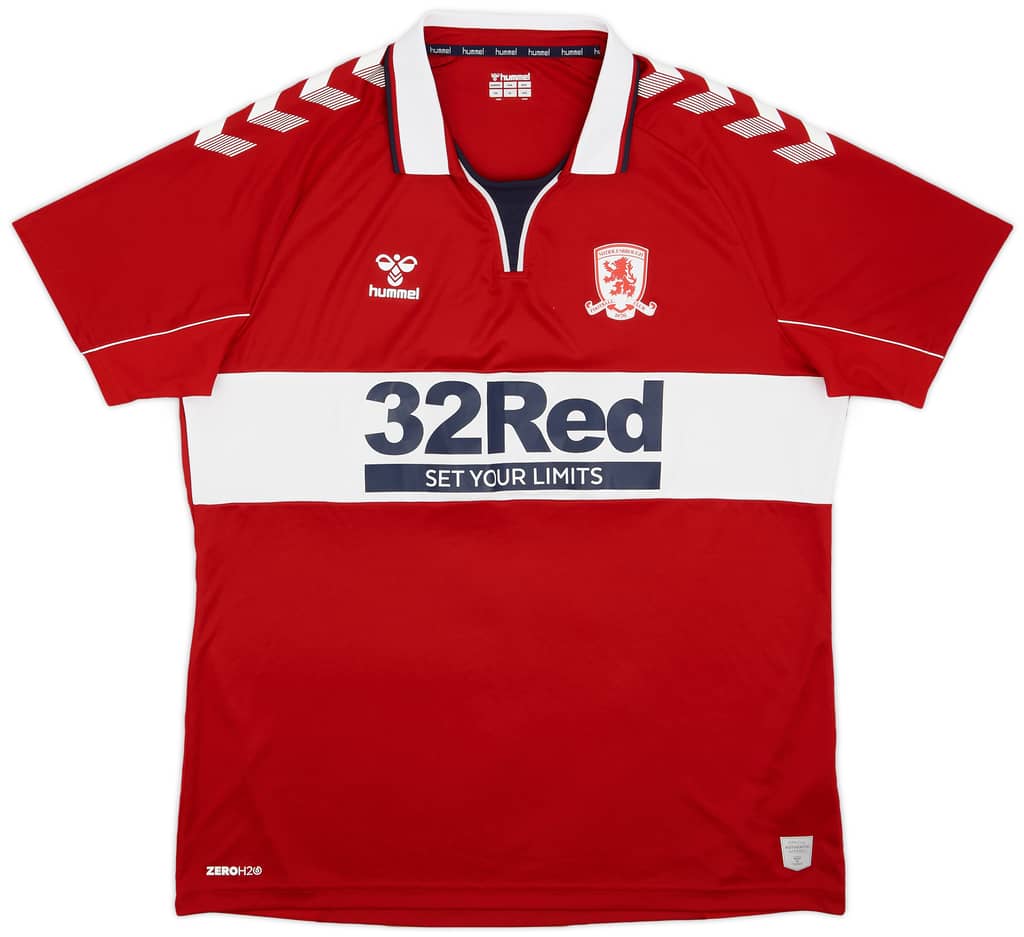 2020-21 Middlesbrough Home Shirt - 9/10 - (XXL)