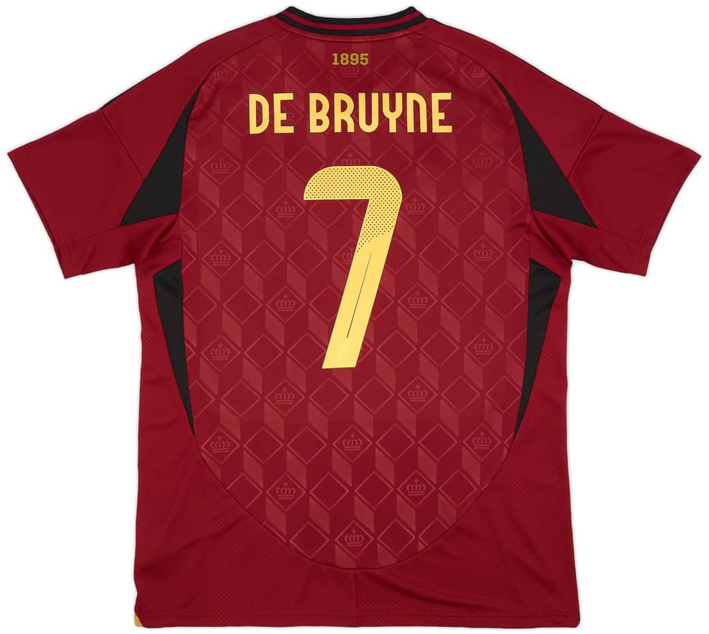 2024-25 Belgium Home Shirt De Bruyne #7