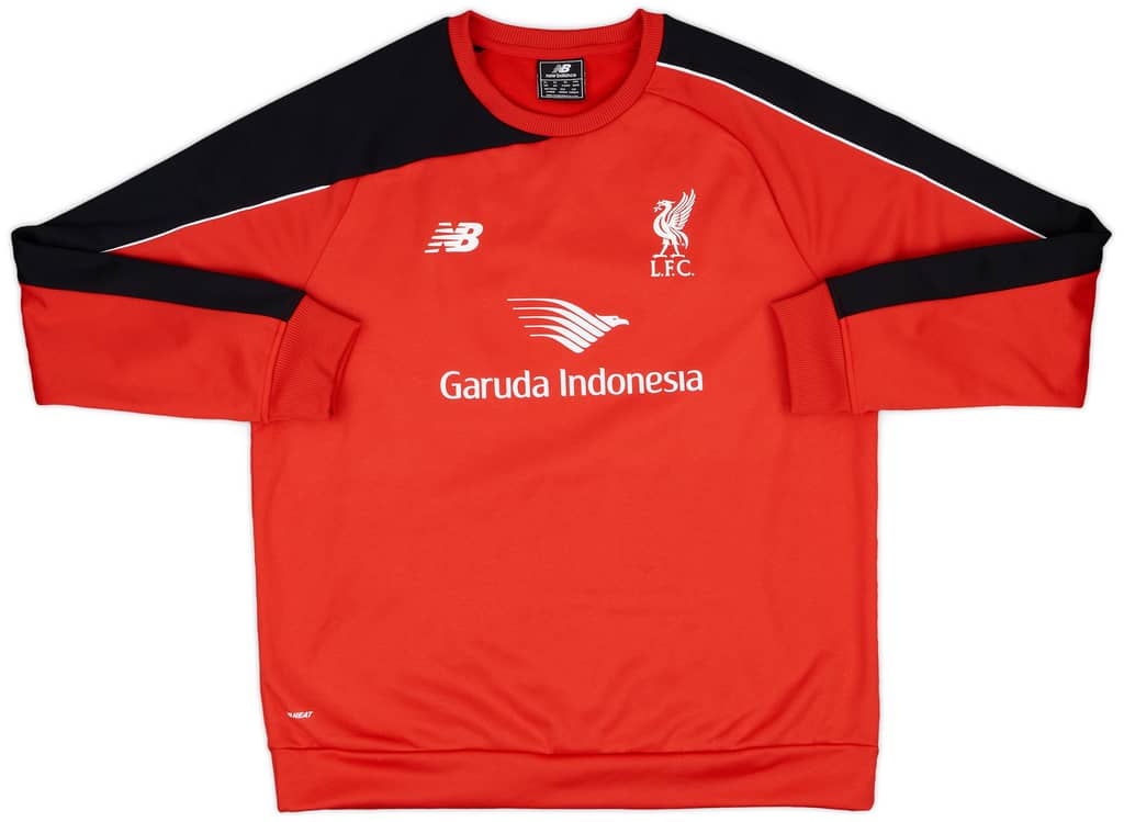 2015-16 Liverpool New Balance Sweat Top - 9/10 - (XL)