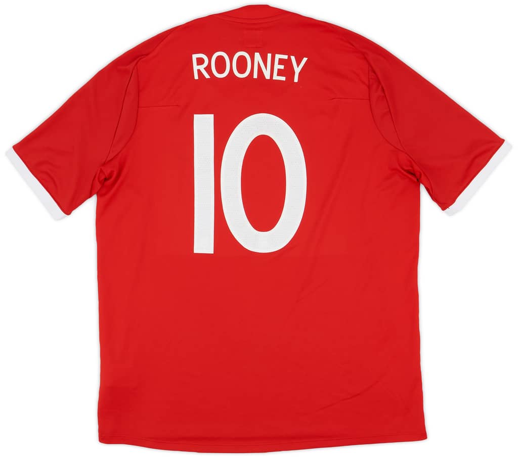 2010-11 England Away Shirt Rooney #10 - 6/10 - (XXL)