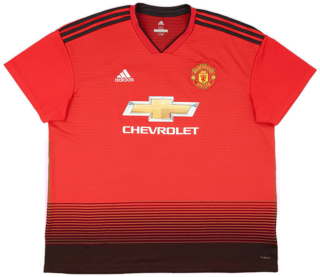 2018-19 Manchester United Home Shirt Shaw #23 - 9/10 - (XXL)