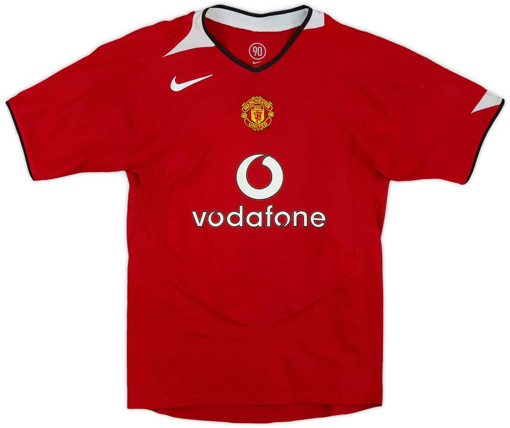 2004-06 Manchester United Home Shirt - 7/10 - (L.Boys)