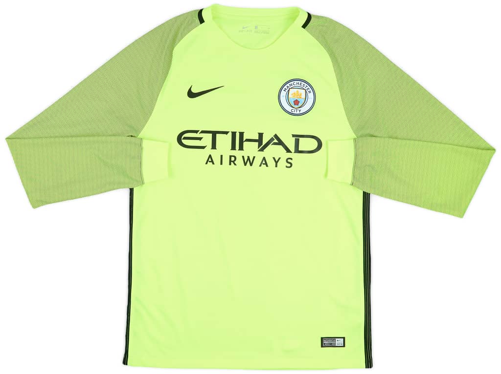 2016-17 Manchester City GK Shirt - 10/10 - (S)