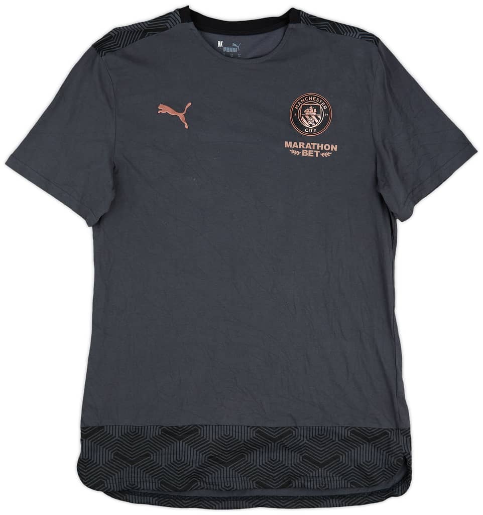 2019-20 Manchester City Puma Cotton Tee - 9/10 - (XL)