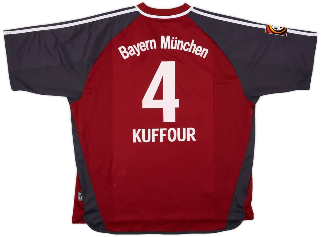 2001-02 Bayern Munich Home Shirt Kuffour #4 - 8/10 - (XXL)