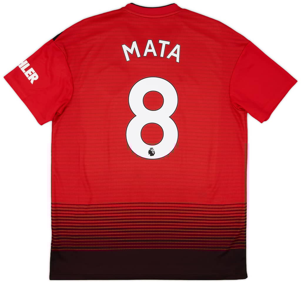 2018-19 Manchester United Home Shirt Mata #8 (L)