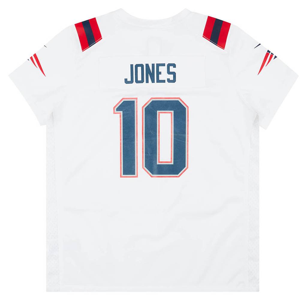 2021-22 New England Patriots Jones #10 Nike Game Jersey (Away) Womens (XXL)
