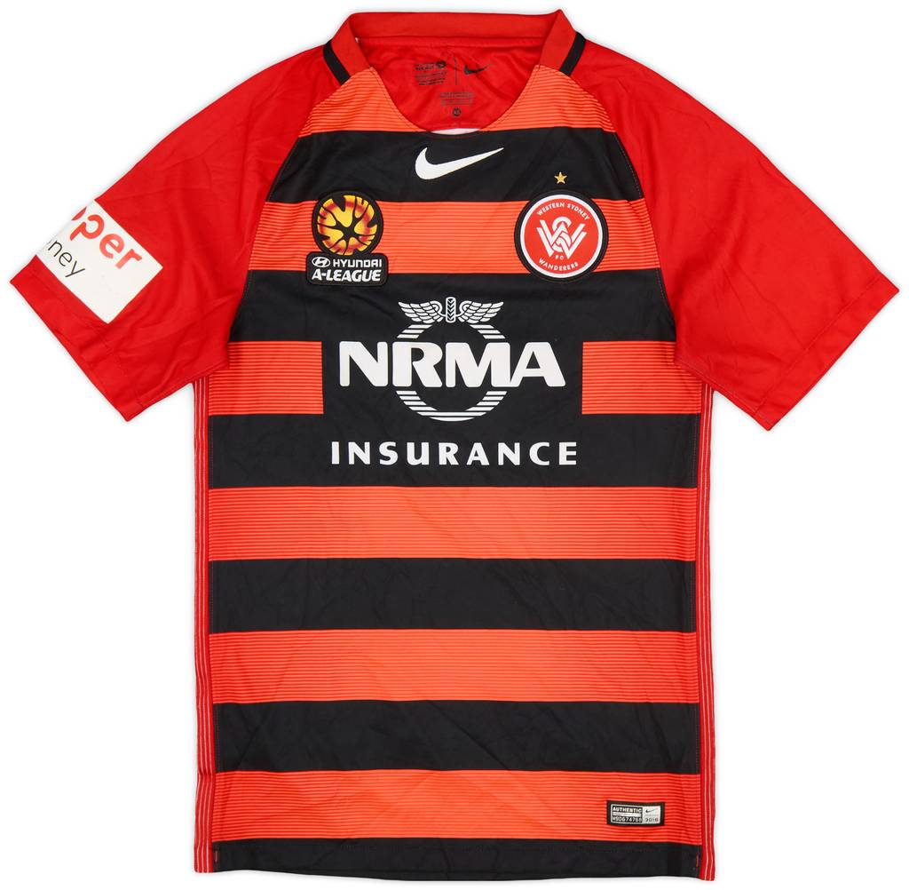 2016-17 Western Sydney Wanderers Home Shirt - 6/10 - (XS)