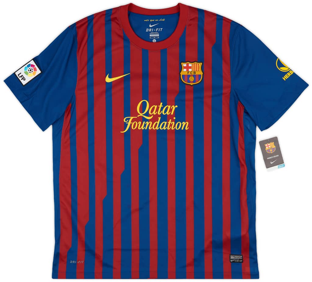 2011-12 Barcelona Home Shirt Messi #10 (XL)
