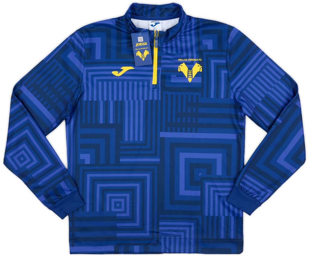 2023-24 Hellas Verona Joma Pre-Match 1/4 Zip Training Top