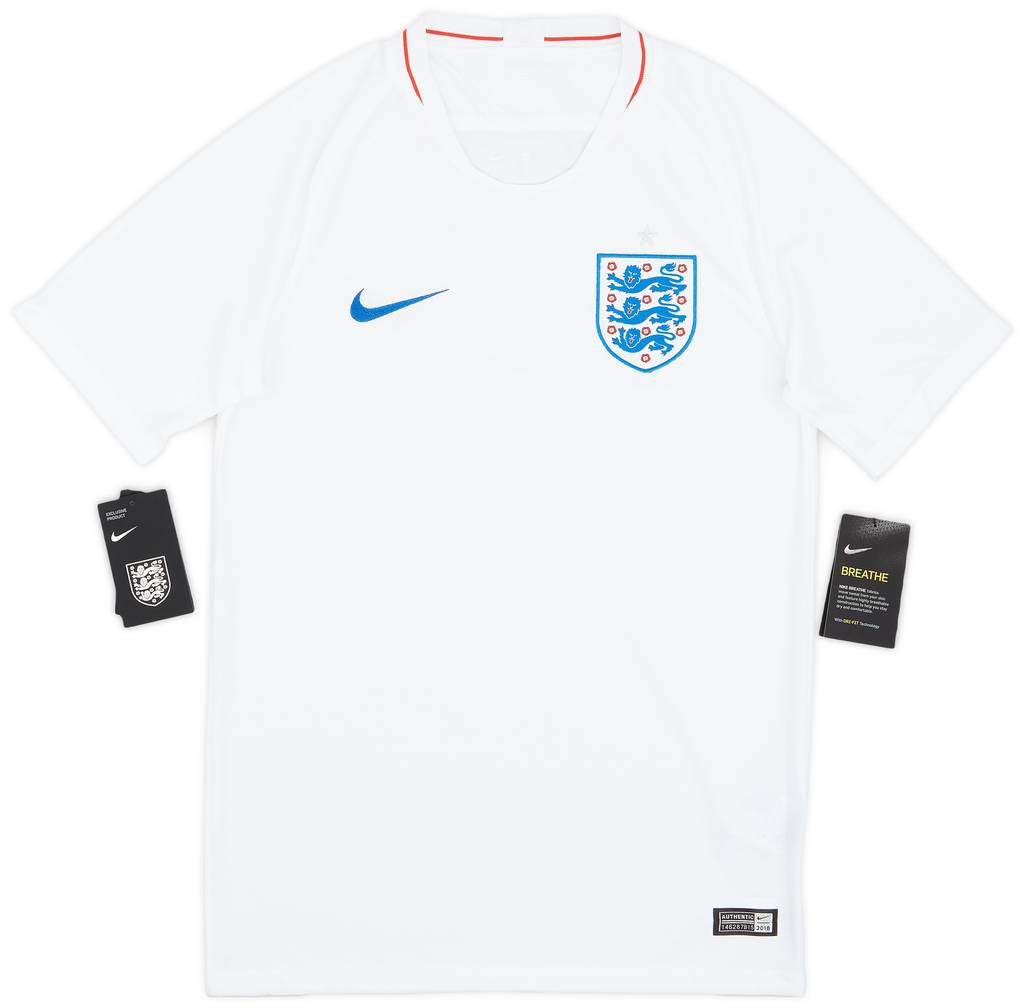 2018-19 England Home Shirt (S)