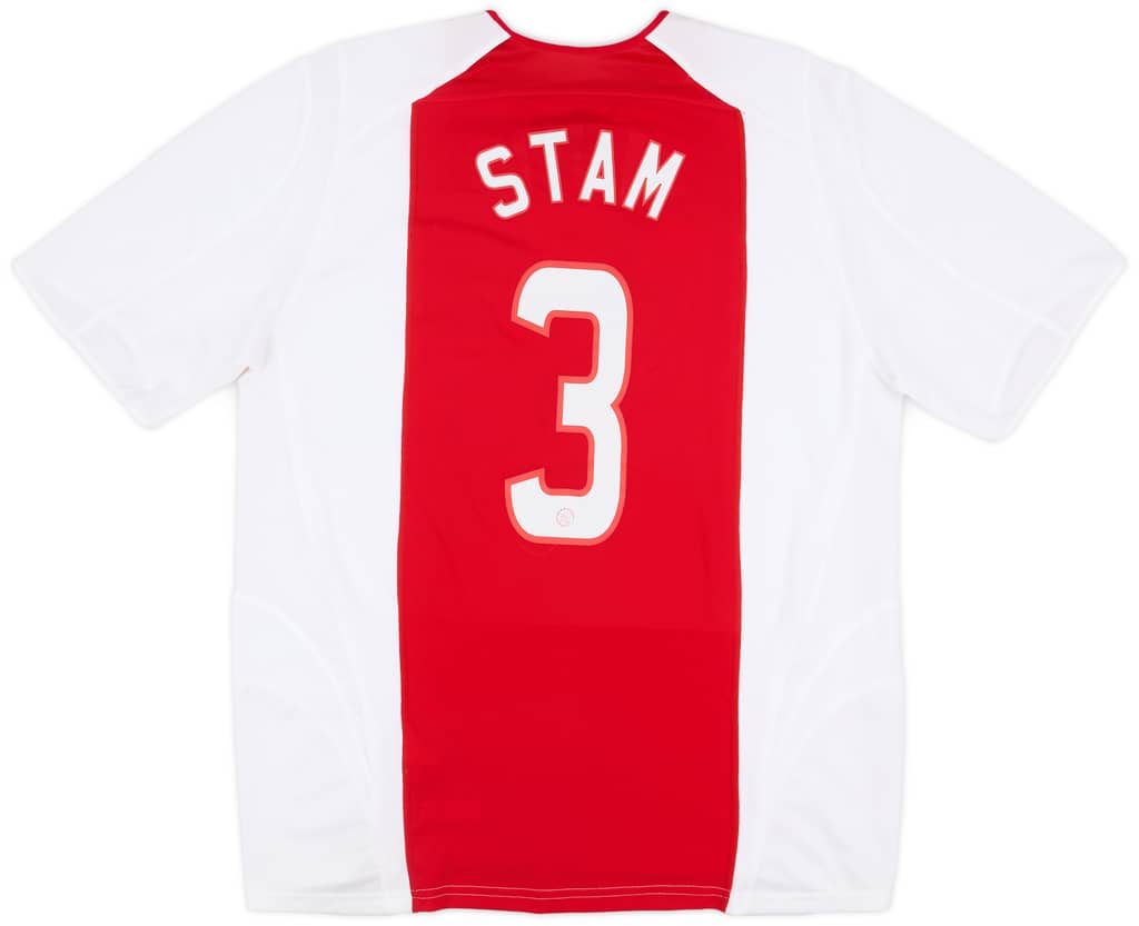 2005-06 Ajax Player Issue Home Shirt Stam #3 - 8/10 - (L)