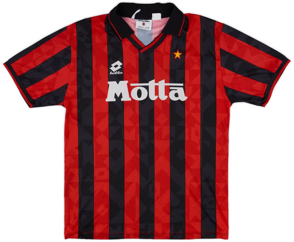 1993-94 AC Milan Home Shirt - 8/10 - (L)