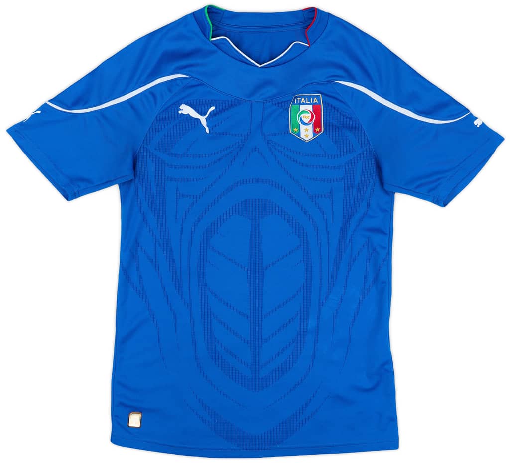 2010-12 Italy Home Shirt - 8/10 - (XL.Boys)
