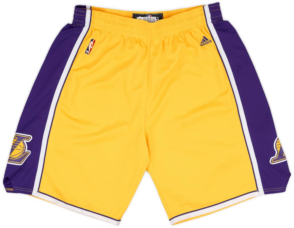 2010-14 LA Lakers adidas Swingman Home Shorts - 6/10 - (XL)