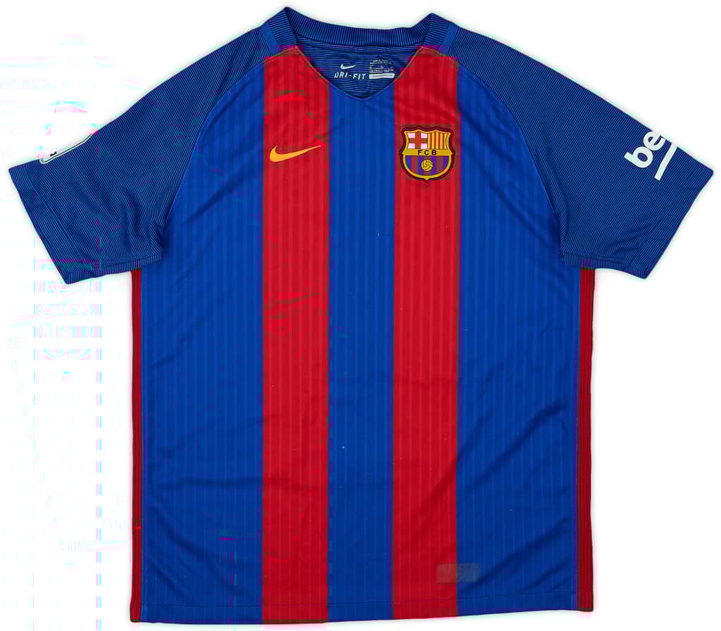 2016-17 Barcelona Home Shirt - 5/10 - (XL.Boys)