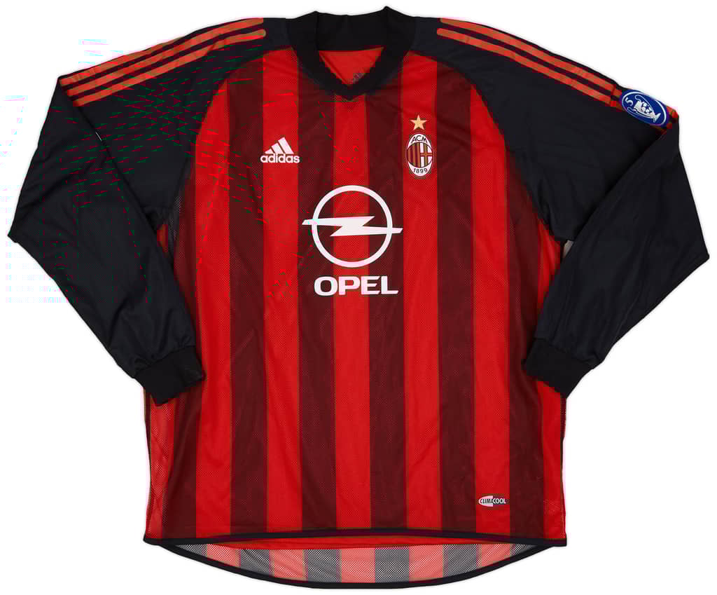 2002-03 AC Milan Match Issue Home Shirt Helveg #2