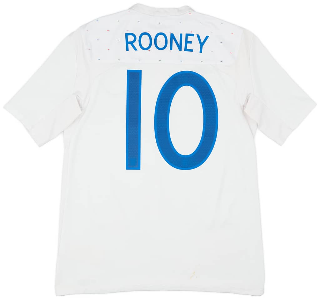 2010-11 England Home Shirt Rooney #10 - 7/10 - (M)