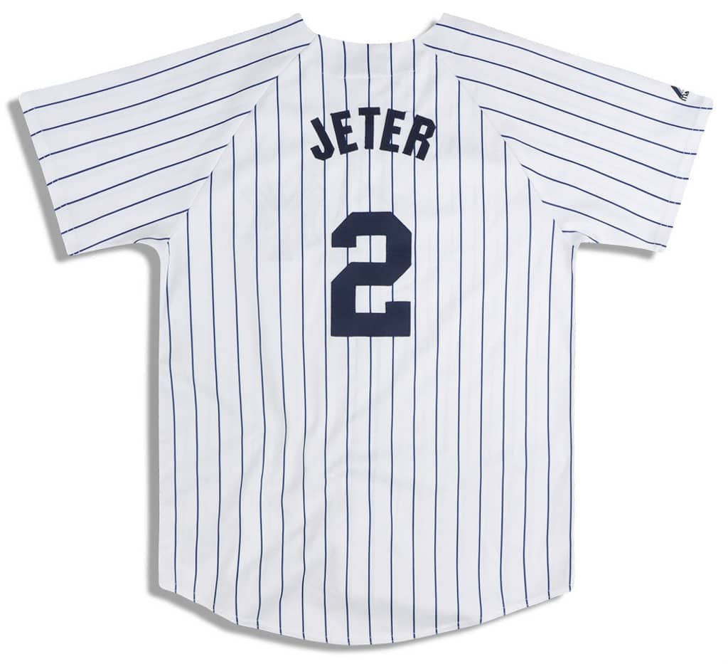 2004-08 New York Yankees Jeter #2 Majestic Jersey (Home) Y
