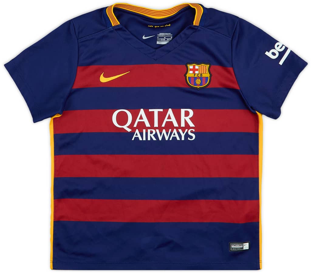 2015-16 Barcelona Home Shirt - 9/10 - (5-6 Years)