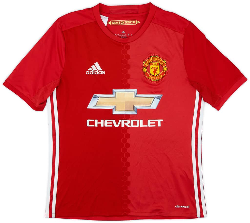 2016-17 Manchester United Home Shirt - 8/10 - (L.Boys)