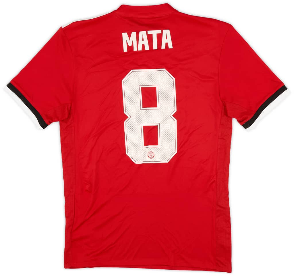 2017-18 Manchester United Home Shirt Mata #8 (S)