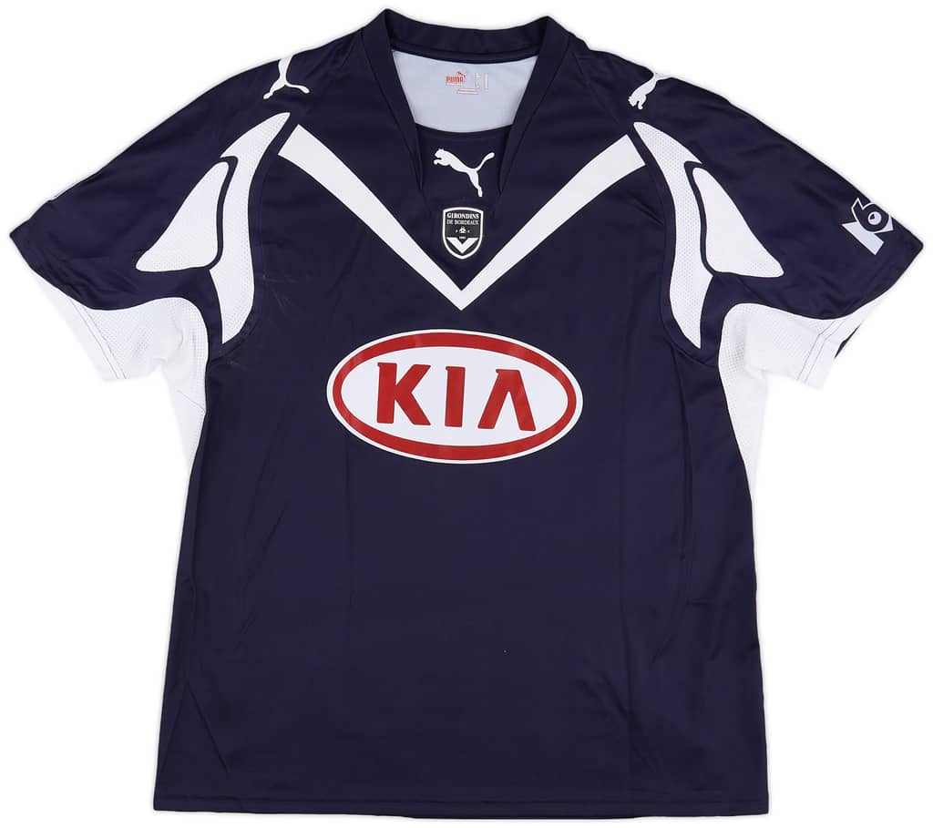 2007-08 Bordeaux Match Issue Home Shirt Bellion #11