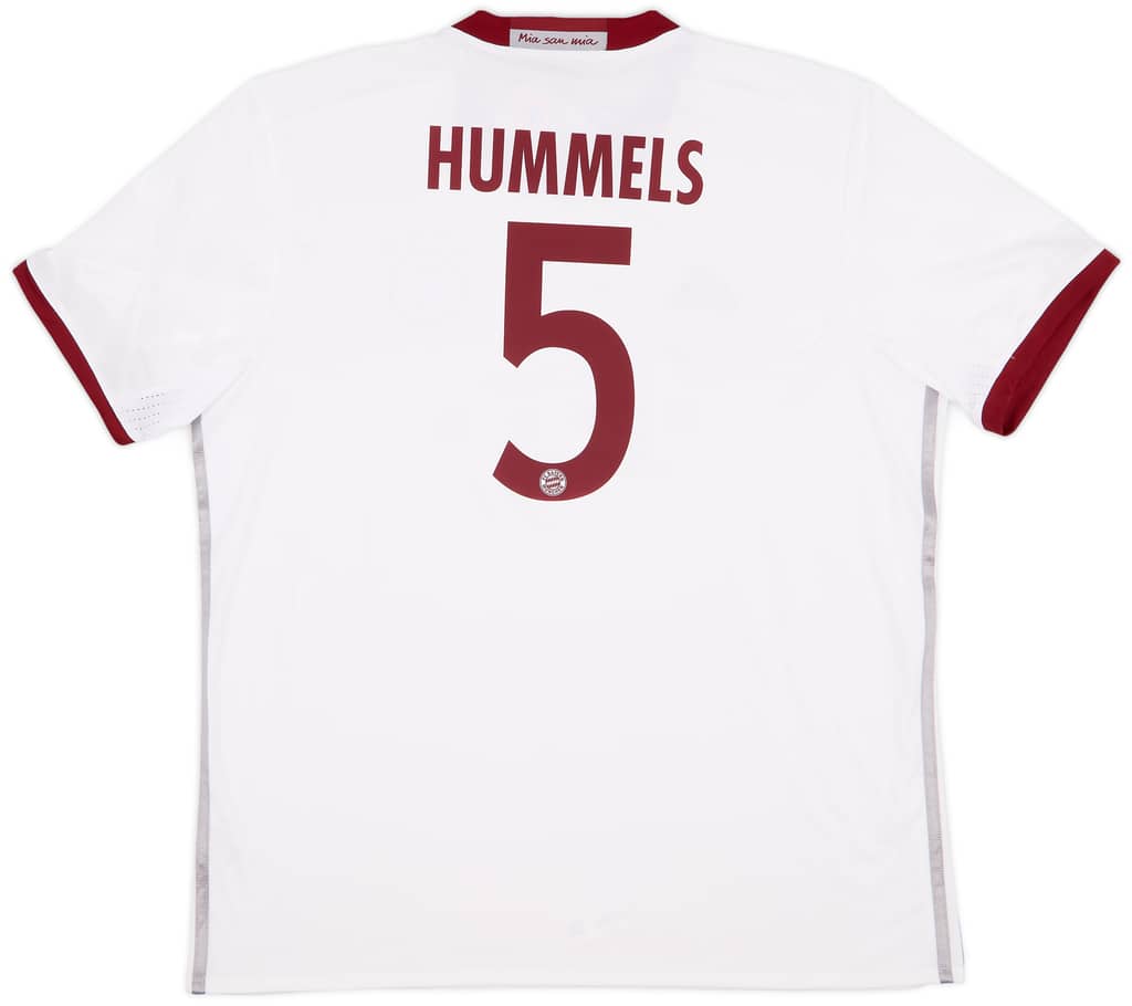 2016-17 Bayern Munich Third Shirt Hummels #5 (XL)