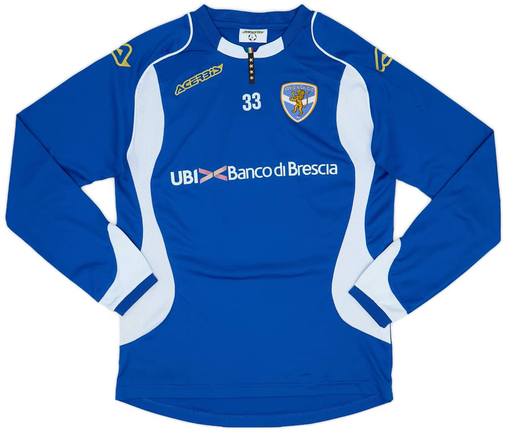 2015-16 Brescia Acerbis Player Issue Training L/S Shirt #33 - 8/10 - (L)