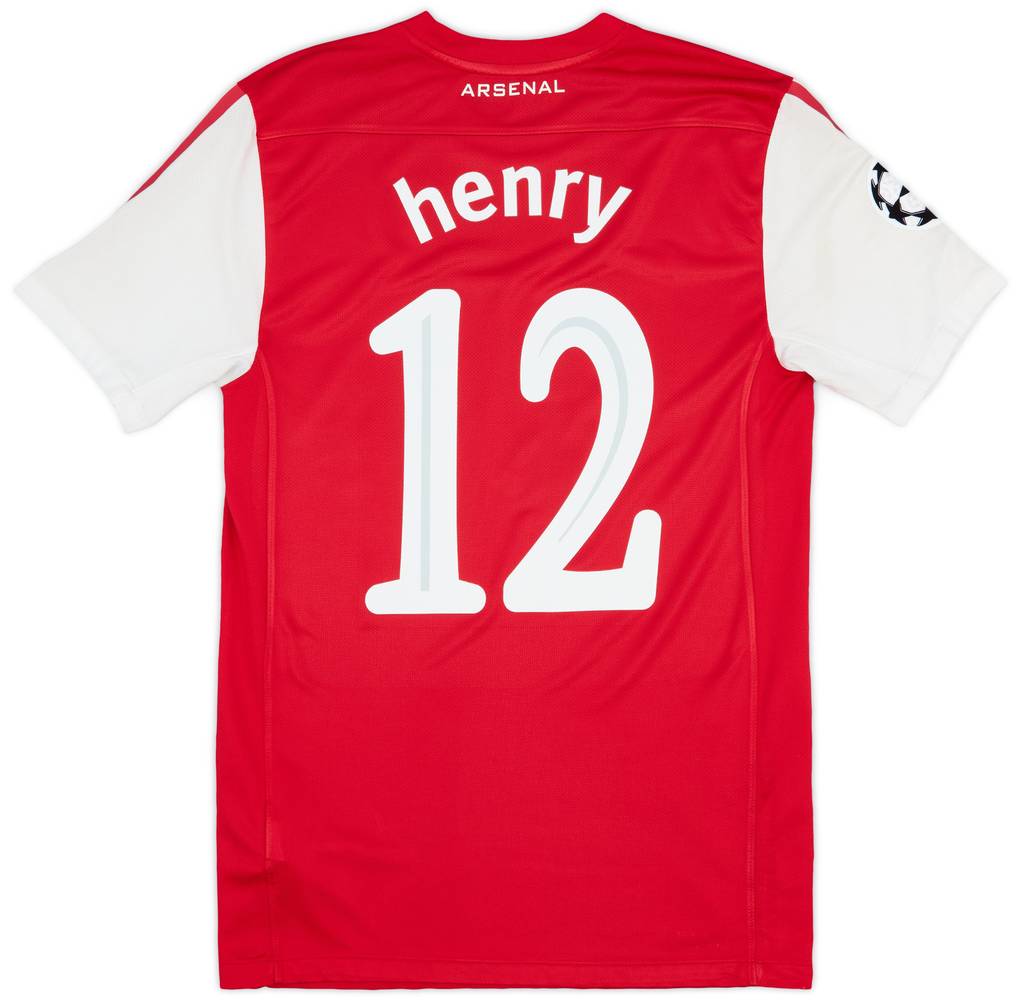 2011-12 Arsenal Home Shirt Henry #12 - 6/10 - (S)