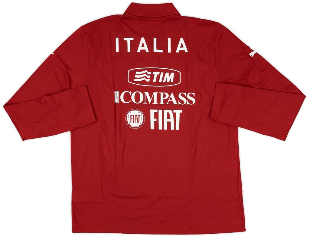 2012-13 Italy Player Issue Puma Polo L/S Shirt (XL)