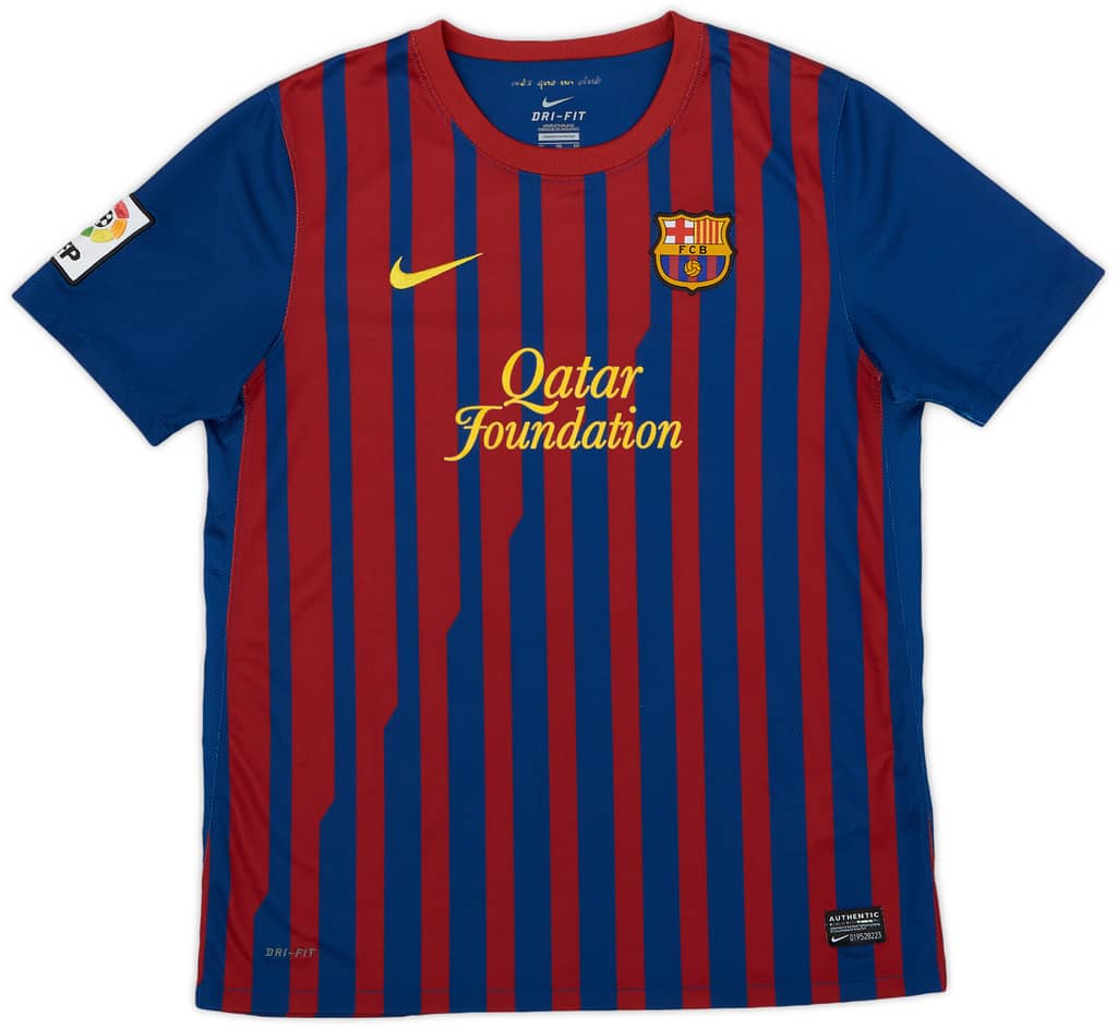 2011-12 Barcelona Home Shirt - 8/10 - (XL.Boys)
