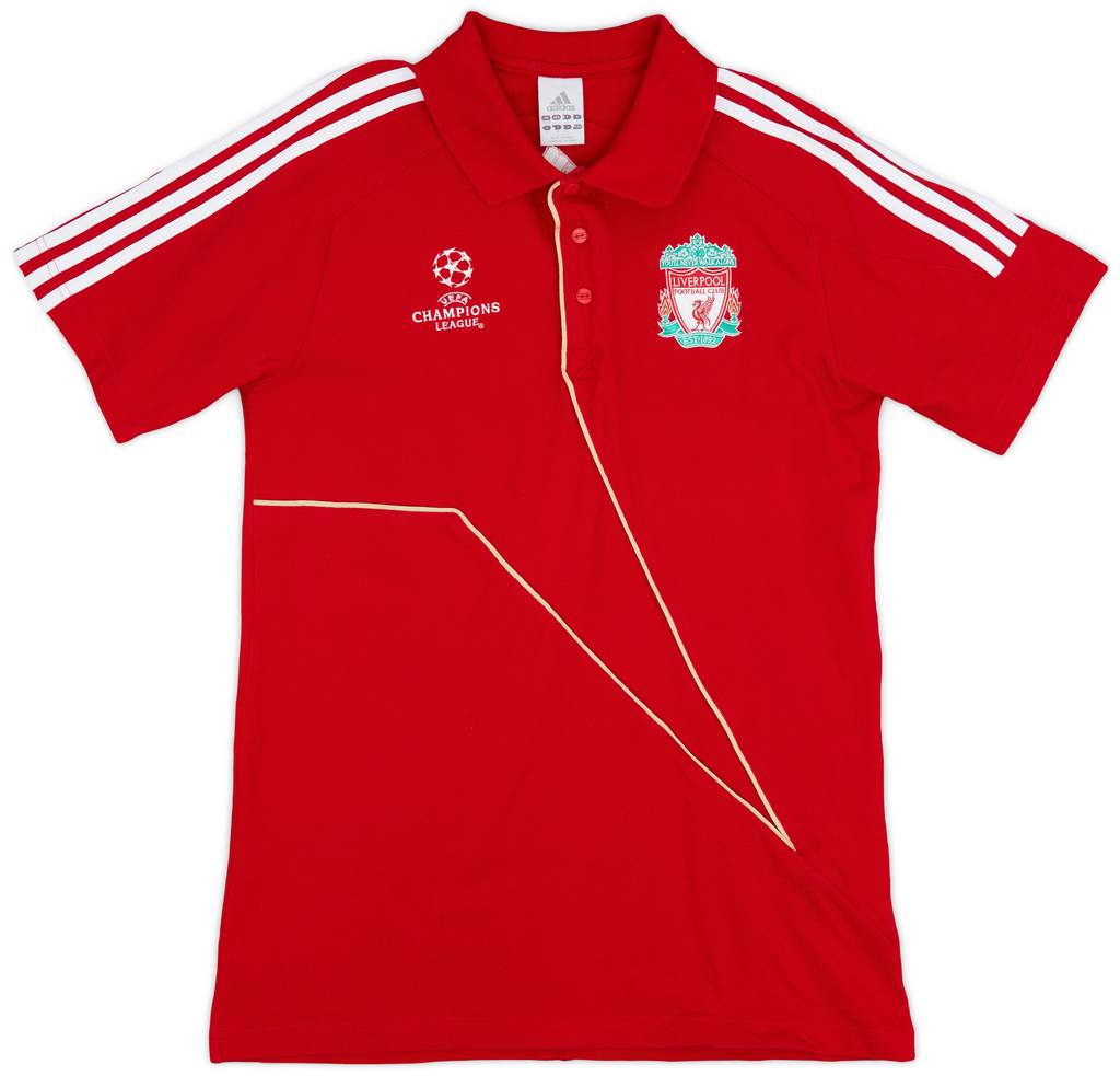 2009-10 Liverpool adidas CL Polo Shirt - 8/10 - (M)