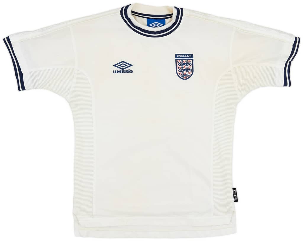 1999-01 England Home Shirt - 5/10 - (L.Boys)