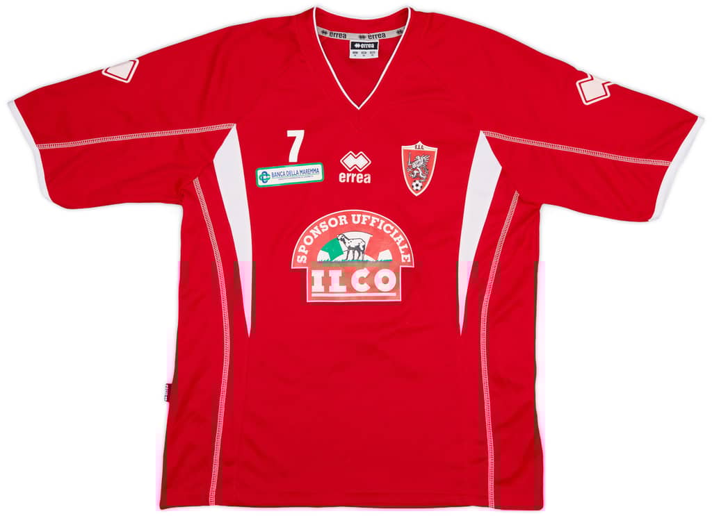 2007-08 Grosseto Errea Player Issue Training Shirt #7 #7 - 7/10 - (M)