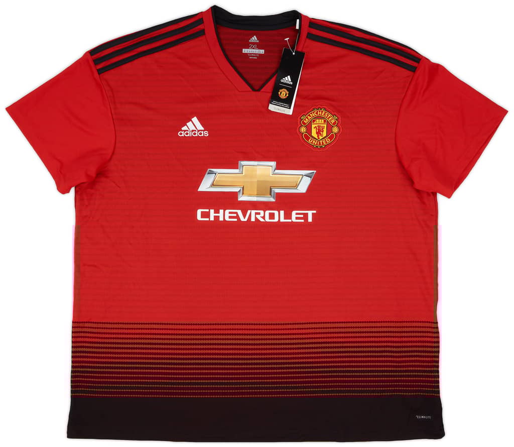2018-19 Manchester United Home Shirt Valencia #25 (XXL)