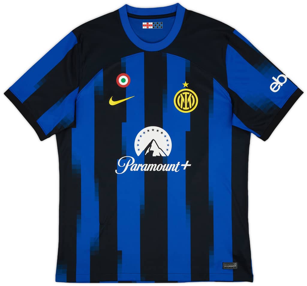 2023-24 Inter Milan Home Shirt Lautaro #10 - 8/10 - (L)