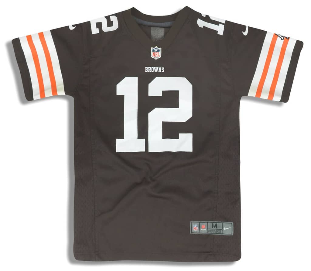 2012 Cleveland Browns McCoy #12 Nike Game Jersey (Home) Y